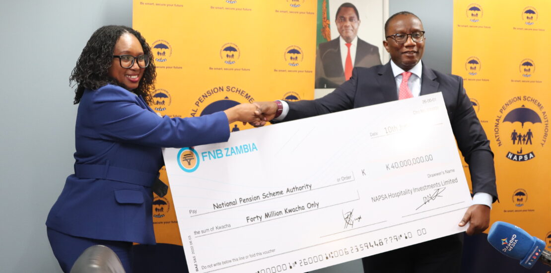 NAPSA Receives Dividend of K40 Million from Its Hotel Investments