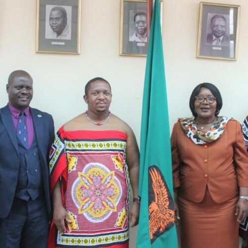 Minister with eSwatini Entourage